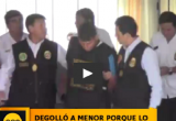 Este es el sujeto que asesinó ferozmente a una pequeña niña de 12 años. (Foto captura video RPP)