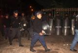 Esta madrugada se realizó el desalojo de 400 ambulantes del exvivero San Luis. (Foto MPCh)