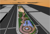Maqueta de lo que será la obra de recuperación del "Paseo de los Héroes".