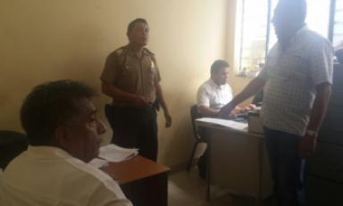 Alcalde de Chiclayo, David Cornejo,denuncia agresión en la comisaría. (Foto El Comercio)
