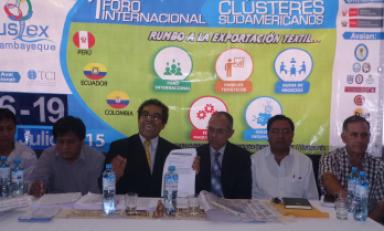 Chiclayo será sede del primer foro internacional de clústeres de América del Sur