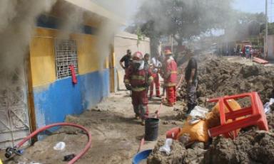 Anciano quemó su casa por dormir con cigarro encendido