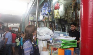 La comuna chiclayana retomó las inspecciones en el mercado Modelo de esta ciudad. (Foto cortesía)