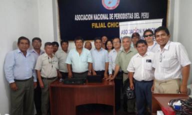 Foto: Periodistas ANP Chiclayo y Motupe en primera capacitación.