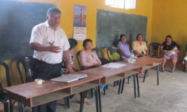 Se inició los talleres sobre presupuesto participativo 2016 en el Distrito de Olmos (Foto: Cortesía)