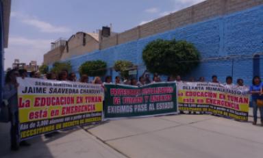 Un total de 2 500 alumnos de diferentes niveles no reciben clases.