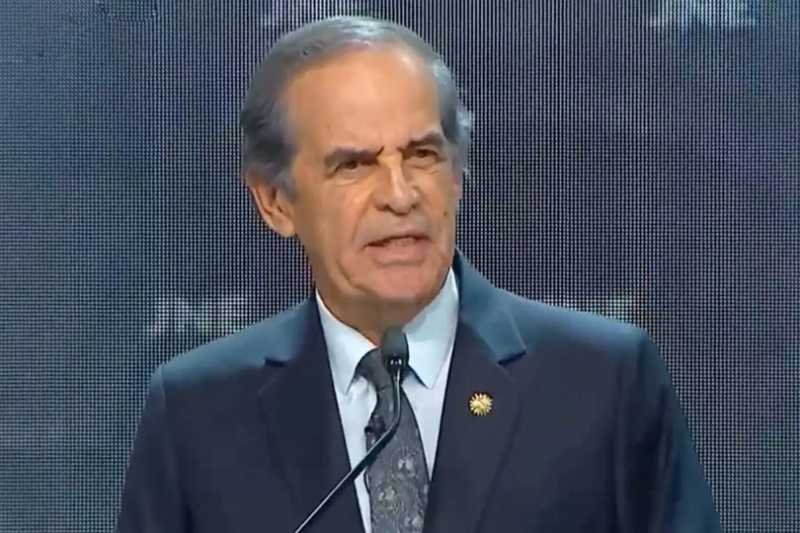 Debate presidencial: Roberto Chiabra propone recuperar el control territorial