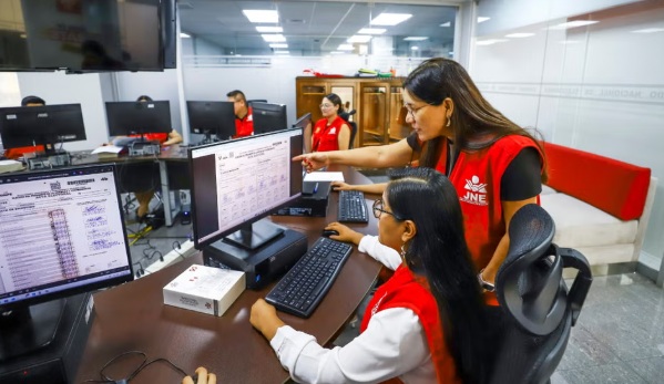 Más de 5 mil actas observadas de la elección presidencial están en revisión