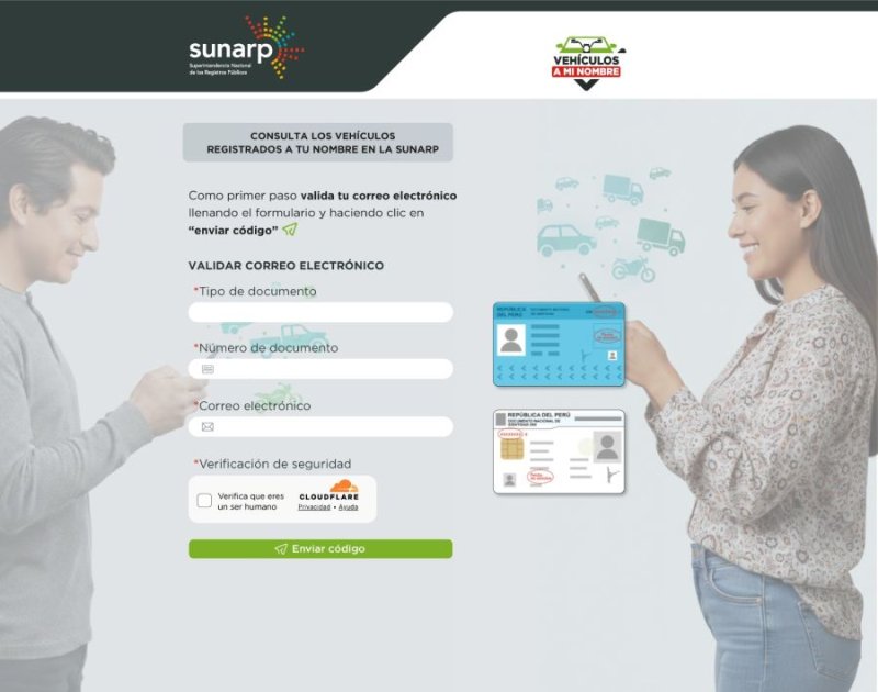 Aplicativo de Sunarp “Vehículos a mi nombre”, supera las cien mil búsquedas en sólo tres meses