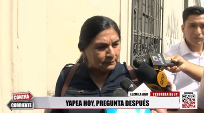Tesorera de JP anuncia que dejarán de recibir donaciones para costear nulidad extemporánea de actas