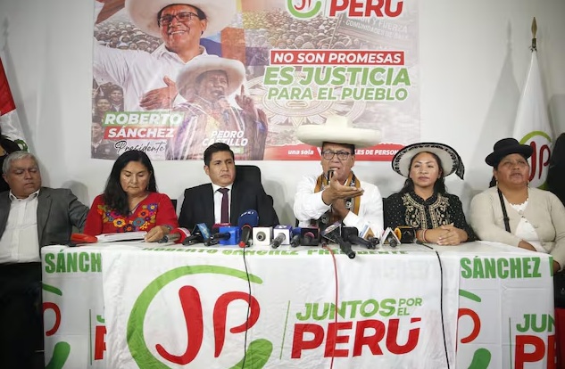 Roberto Sánchez insiste en cuestionar segunda vuelta y convoca a marcha para este viernes