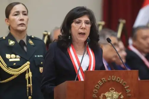 Presidenta del Poder Judicial rechaza de forma categórica todo acto de corrupción