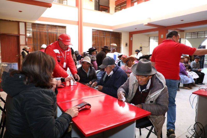 Unos 1700 adultos mayores de Junín cobran anticipadamente Pensión 65 tras emergencia por sismo