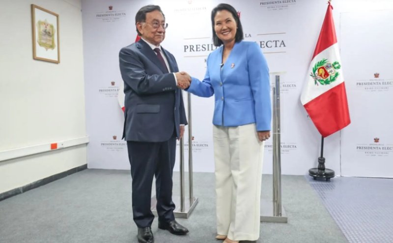 Keiko Fujimori confirma nueva reunión con el presidente Balcázar el jueves 16 de julio