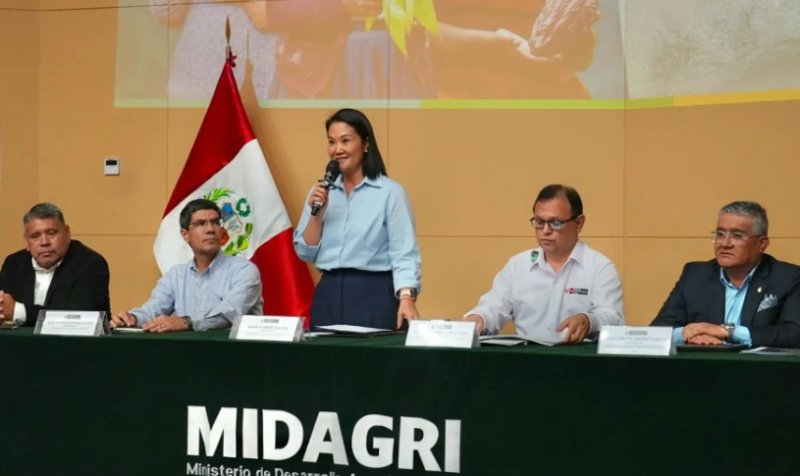 Presidenta Fujimori anuncia S/ 800 millones para fortalecer la preparación ante El Niño