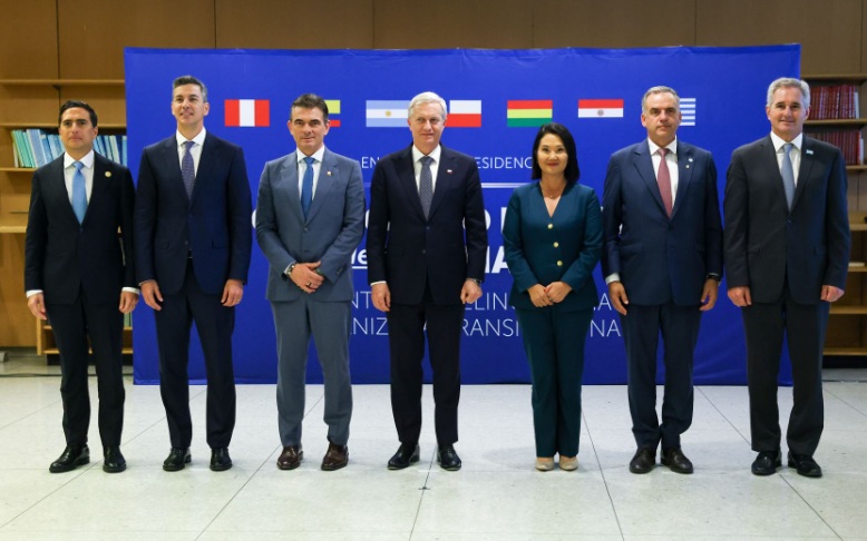 Presidenta participó en encuentro de jefes de Estado y de Gobierno contra delincuencia