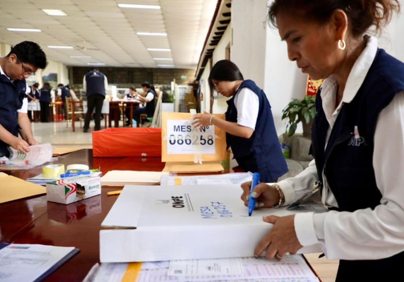 ONPE procesó el 100% de actas de mesas de Lima Metropolitana y cinco regiones, entre ellas Lambayeque
