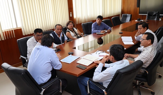 Titular del Gore Lambayeque analiza problemática del distrito de Pueblo Nuevo