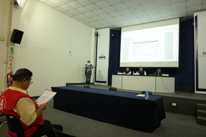 Onpe presenta diseño de la cédula de sufragio para Elecciones Municipales Complementarias 2023
