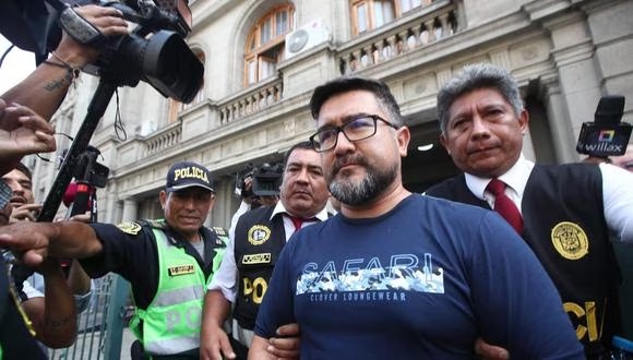 Así fue el traslado del exministro Geiner Alvarado al penal de Ancón II