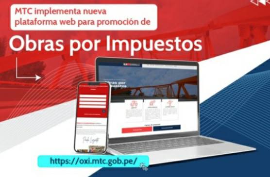 Gobierno lanza plataforma digital para promover cartera de obras por impuestos