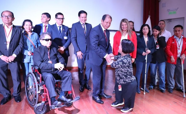 El 5.48% de trabajadores del MTPE son personas con discapacidad, superando la cuota de inclusión laboral