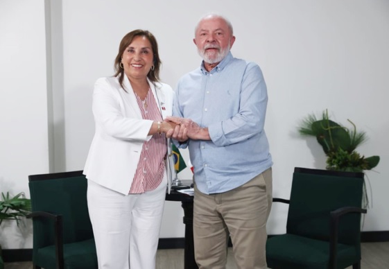 Presidenta Boluarte sostiene reunión con su homólogo de Brasil, Luiz Inácio Lula da Silva
