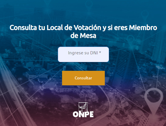 Sepa si es miembro de mesa, Onpe publicó lista definitiva y locales de votación 