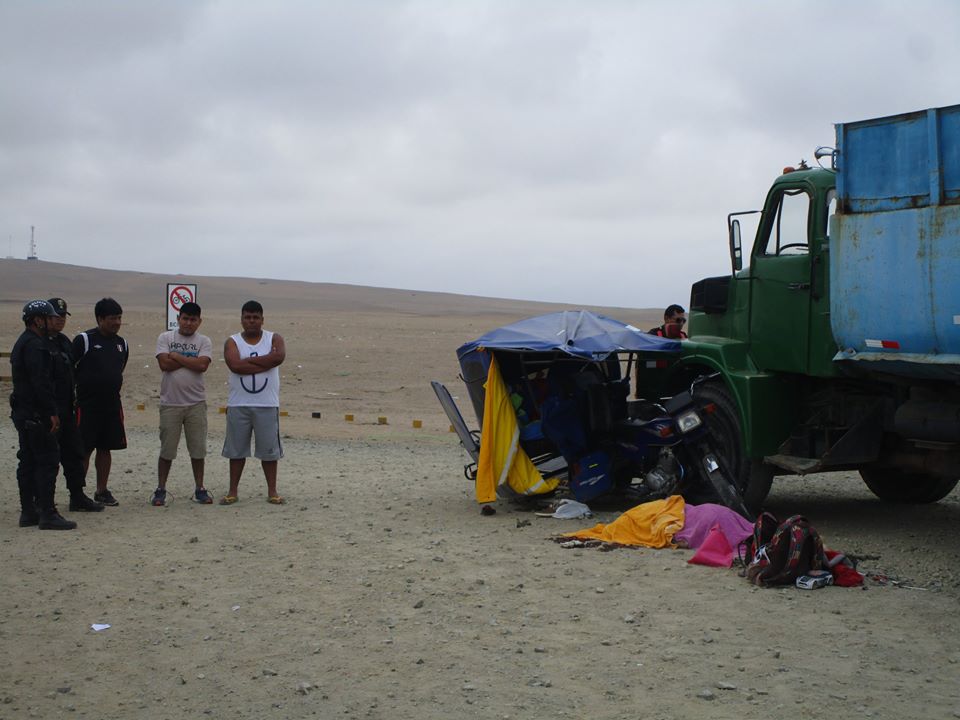 Madre de familia muere en accidente de tránsito en Reque