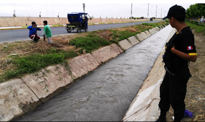 Sigue en evaluación limpieza de acequias de Chiclayo
