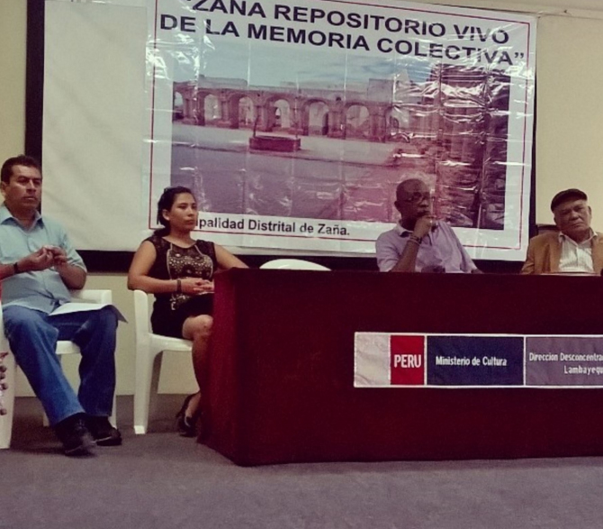 Se presentó a Comité Regional Afroperuana en Lambayeque