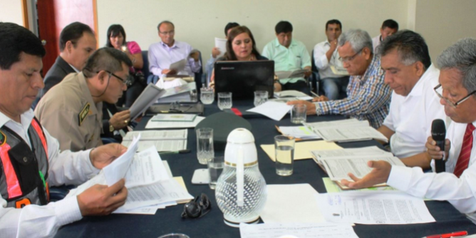 Alcaldes de Chiclayo se reunieron en la Quinta Mesa de Trabajo de Seguridad Ciudadana