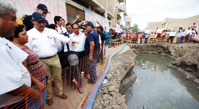 Red de alcantarillado en distrito José Leonardo Ortiz ya tiene presupuesto