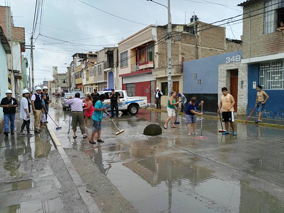 Declaran en alerta amarilla por lluvias consecutivas a la provincia de Chiclayo