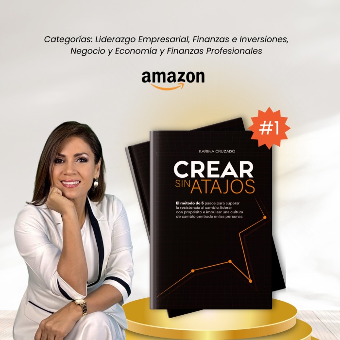 Peruana logra 4 categorías como best seller en Amazon con su libro “Crear sin Atajos”