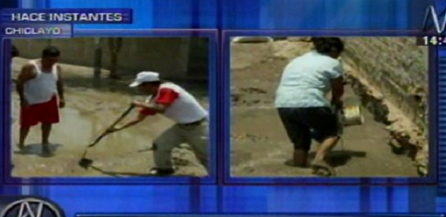 Lambayeque: calles anegadas con aguas servidas en “Villa Hermosa”