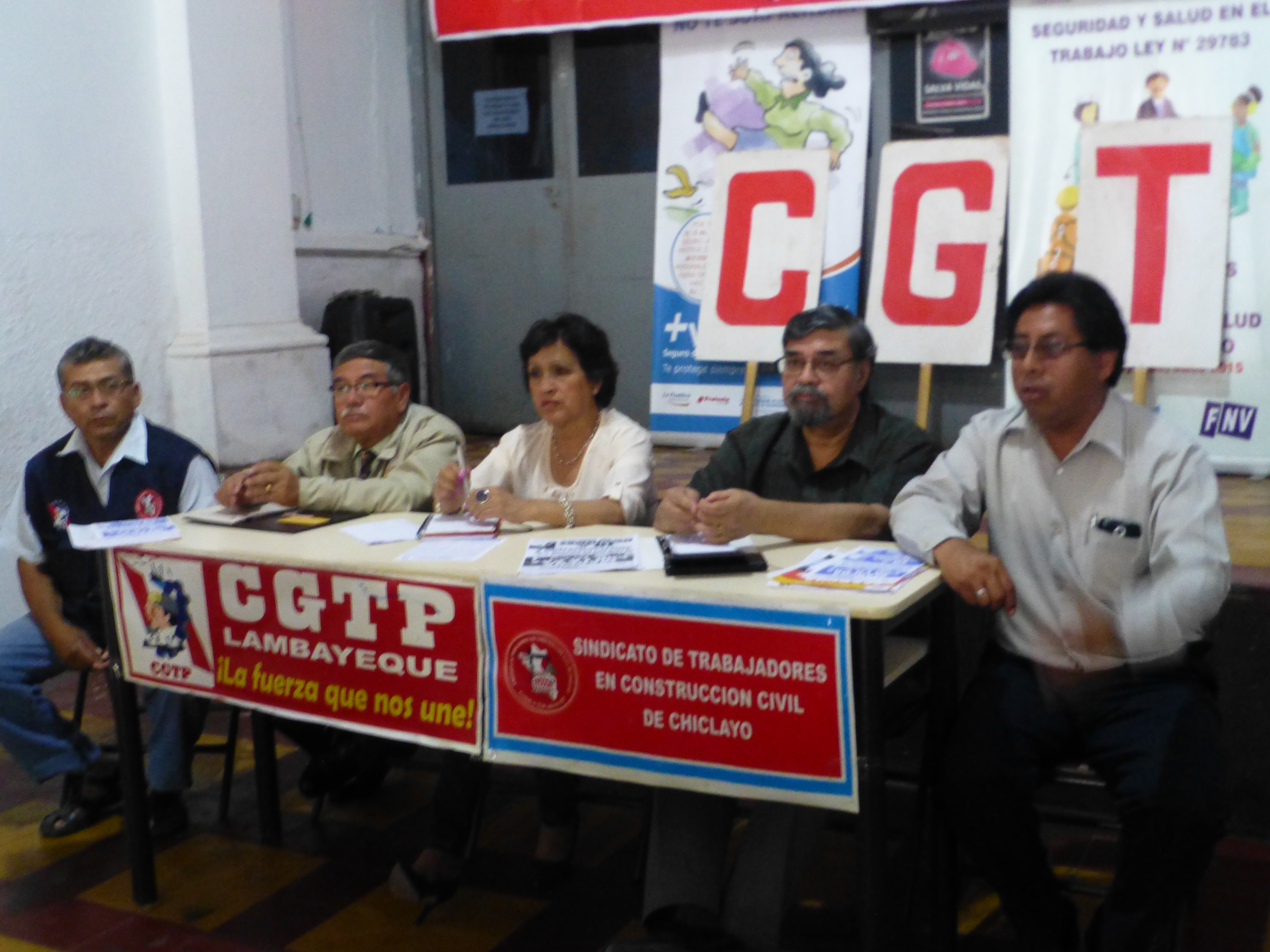 CGTP realizará este jueves marcha por la Paz y la Seguridad Ciudadana en Chiclayo