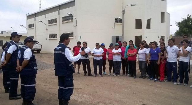 Aspirantes a brigadistas se capacitan en el COER Lambayeque