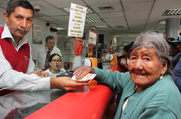 Usuarios de Pensión 65 serán atendidos el domingo 11 de agosto en el Banco de la Nación