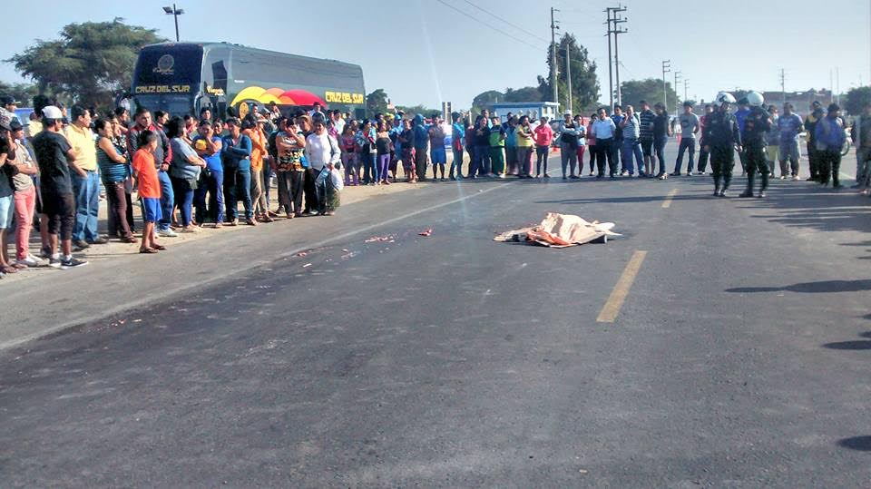 Niña murió tras ser arrollada por tráiler