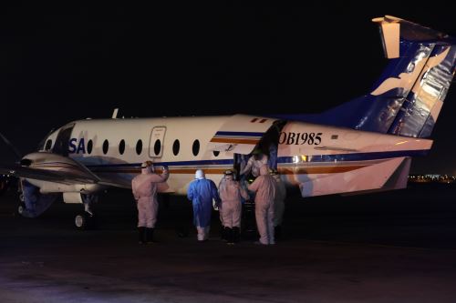 Lambayeque: trasladan en ambulancia aérea a Lima a niño que sufrió graves quemaduras