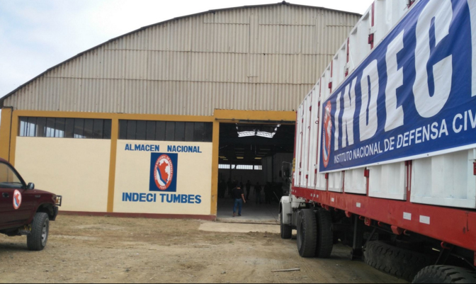 Indeci instalará almacén de ayuda humanitaria en distrito de Leonardo Ortiz