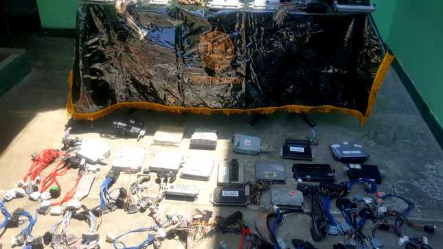 Desarticulan banda dedicada al robo de computadoras de vehículos en Chiclayo