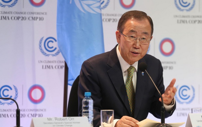 Ban Ki-moon: "Nuestro planeta cada día se calienta más, debemos tomar acciones inmediatas"