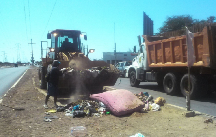 Sancionarán el arrojo de basura y desmonte en carreteras de Lambayeque