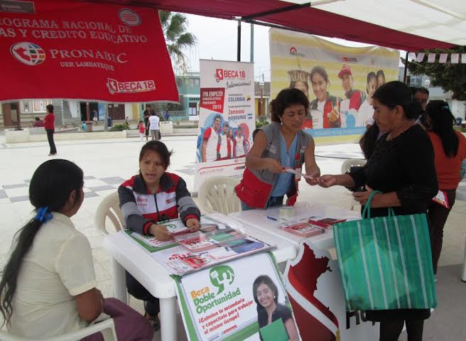  Pronabec realiza “Feria Informativa” en Ciudad Eten