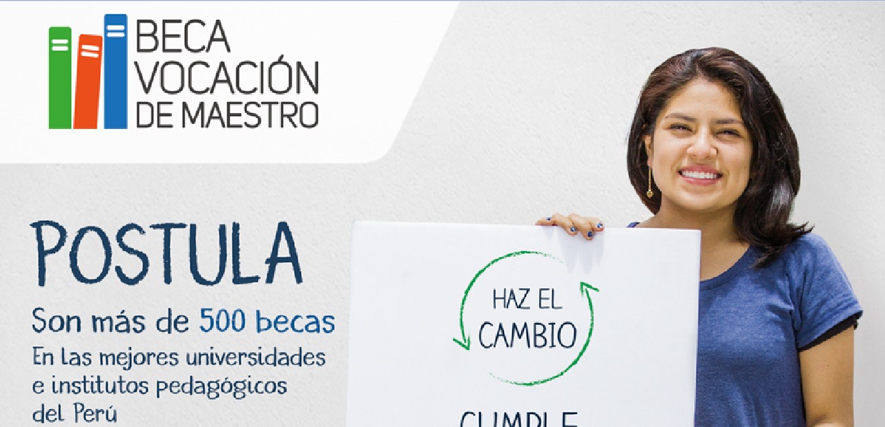 Beca Vocación de Maestro 2017 espera beneficiar a 511 jóvenes