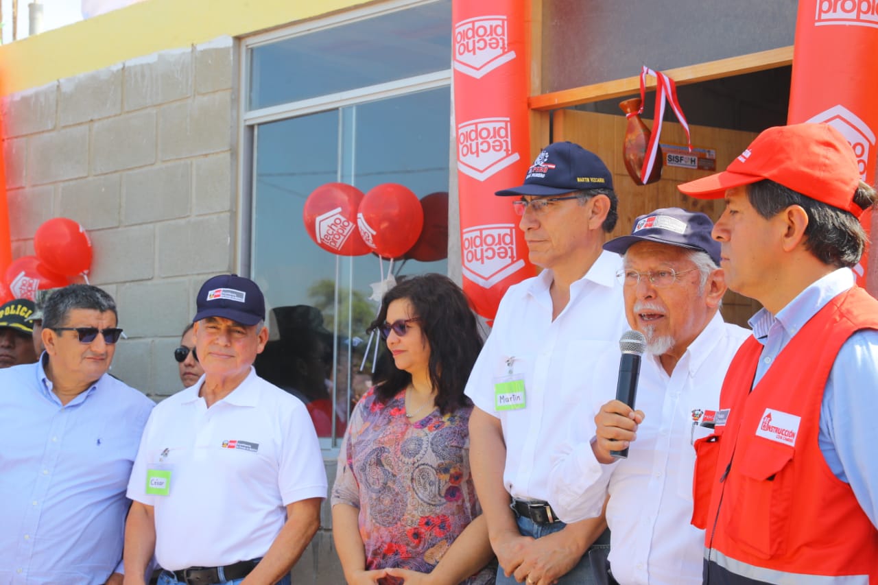 Presidente Vizcarra anuncia que convocarán 7 mil  bonos más de vivienda a damnificados de El Niño Costero
