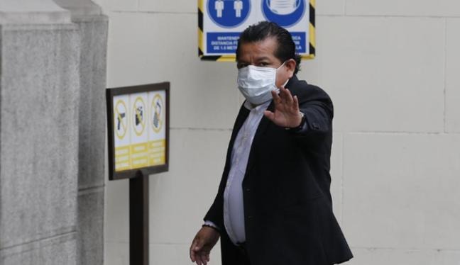 Bruno Pacheco, exsecretario Presidencial, ingresó a Palacio de Gobierno este viernes