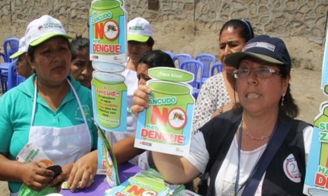 Realizan campaña de sensibilización contra el dengue en zona urbana de Chiclayo